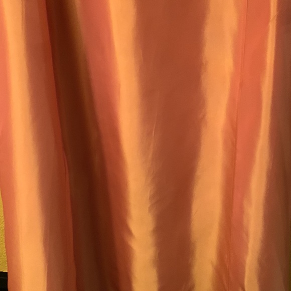 Ball Gown Bottom, High-waisted gown bottom, Size 8, Iridescent Orange with top. - Picture 3 of 14